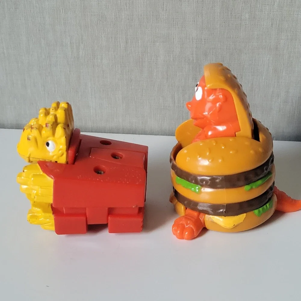 McDonalds Changeables Toys Kids OS Multicolor Good 1990 Vintage McRobots Retro